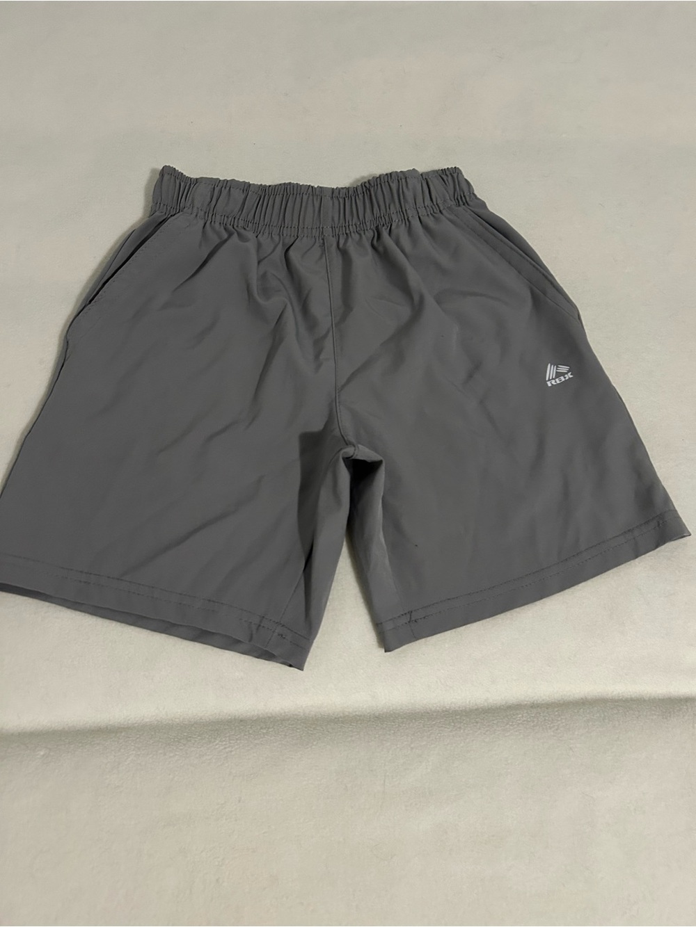 RBX Boys  Gray Athletic Performance Shorts